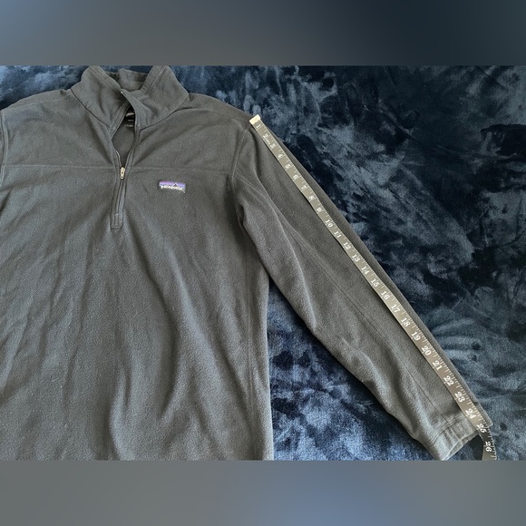 Patagonia black fleece pullover Size Large - Picture 10 of 10